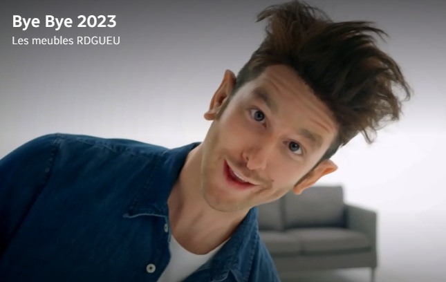 Meubles RD réagit à la parodie de Pierre-Yves Roy-Desmarais au Bye Bye 2023