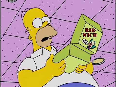 Un célèbre sandwich vu dans les Simpsons refait surface!