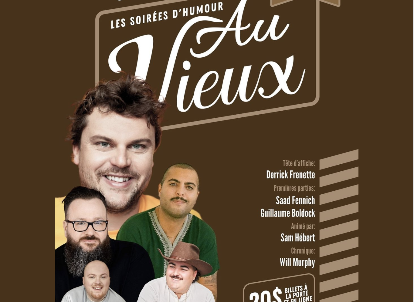 C’est le retour d’une soirée d’humour très populaire à Beauharnois et ça débute en force