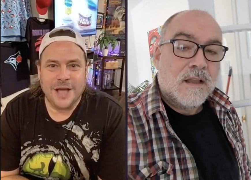 Yan Thériault se moque de Sébastien Bourgault sur TikTok