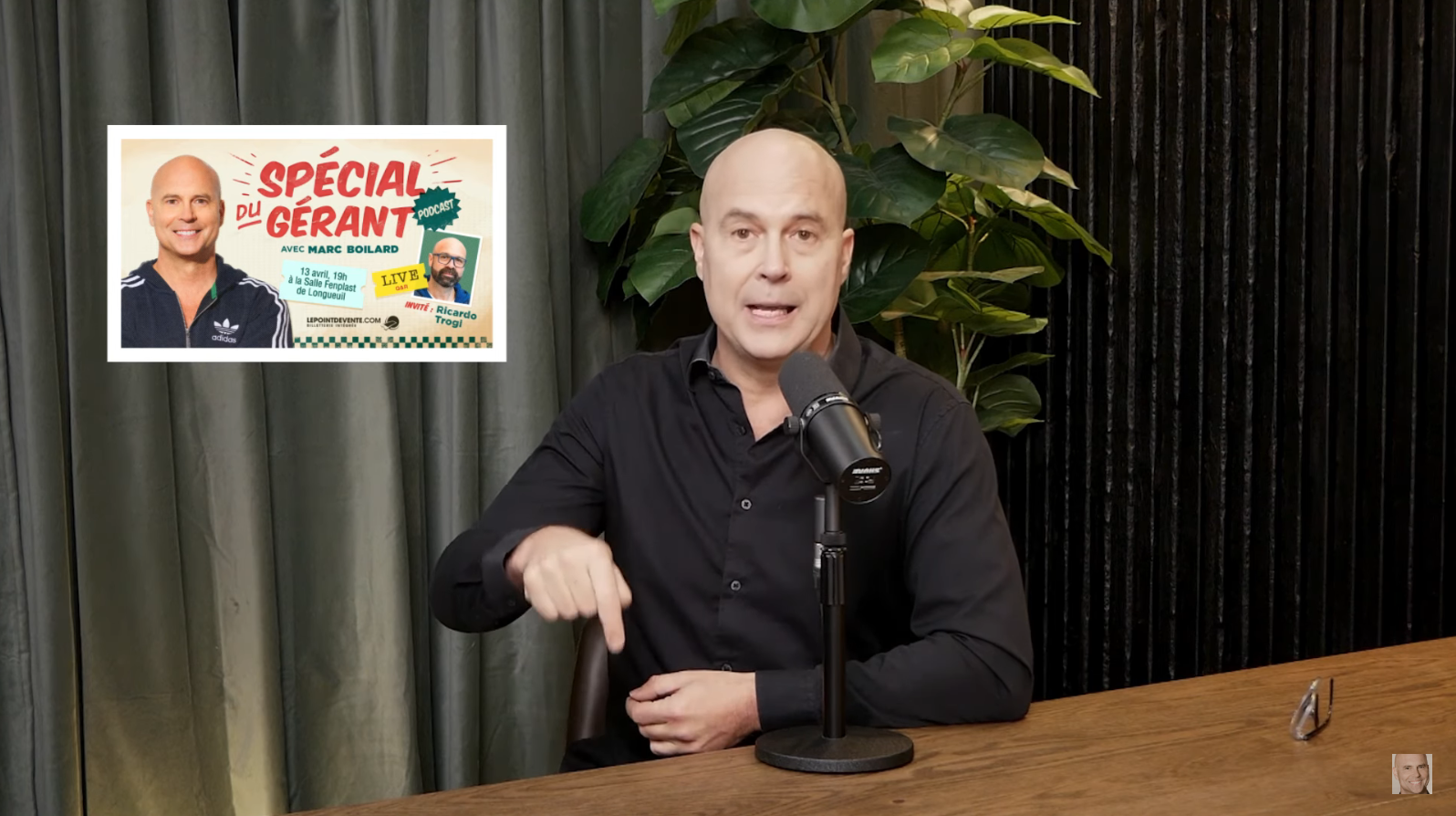 Marc Boilard sort son podcast à Longueuil et reçoit un invité de marque