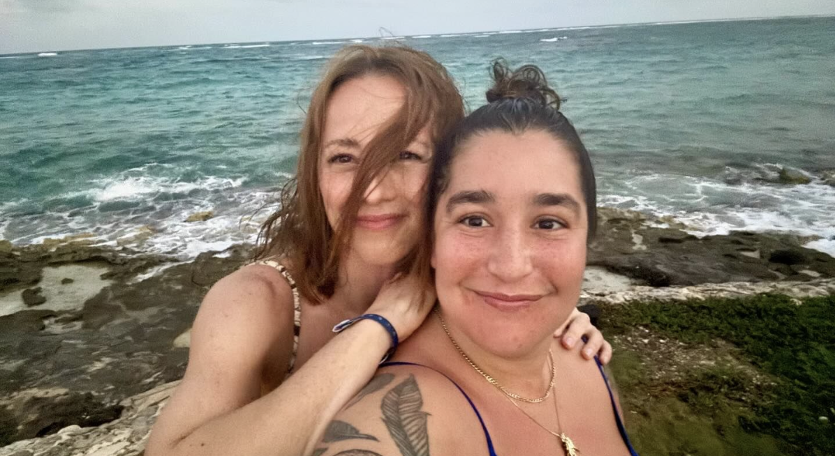 Mariana Mazza est en vacances avec Karine Vanasse