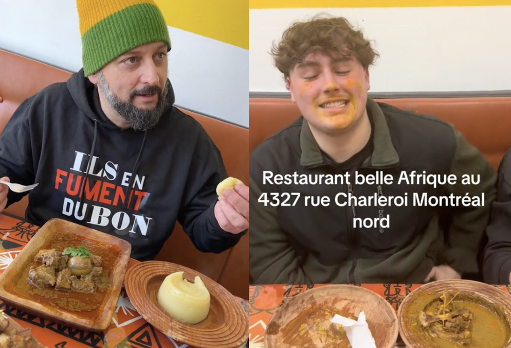Ce restaurant montréalais fait sensation sur TikTok avec son plat le « Fufu Sauce Graine »