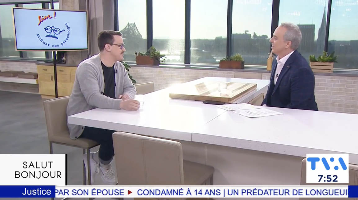 Le podcast des personnages de Jay Laliberté à Salut Bonjour