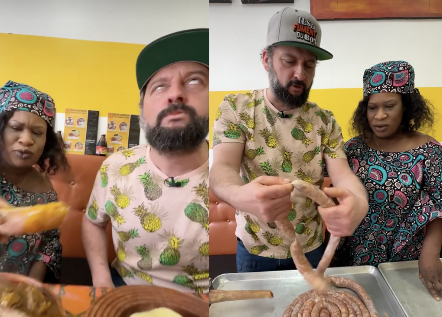 Le fameux « Fufu sauce graine » devient une saucisse!