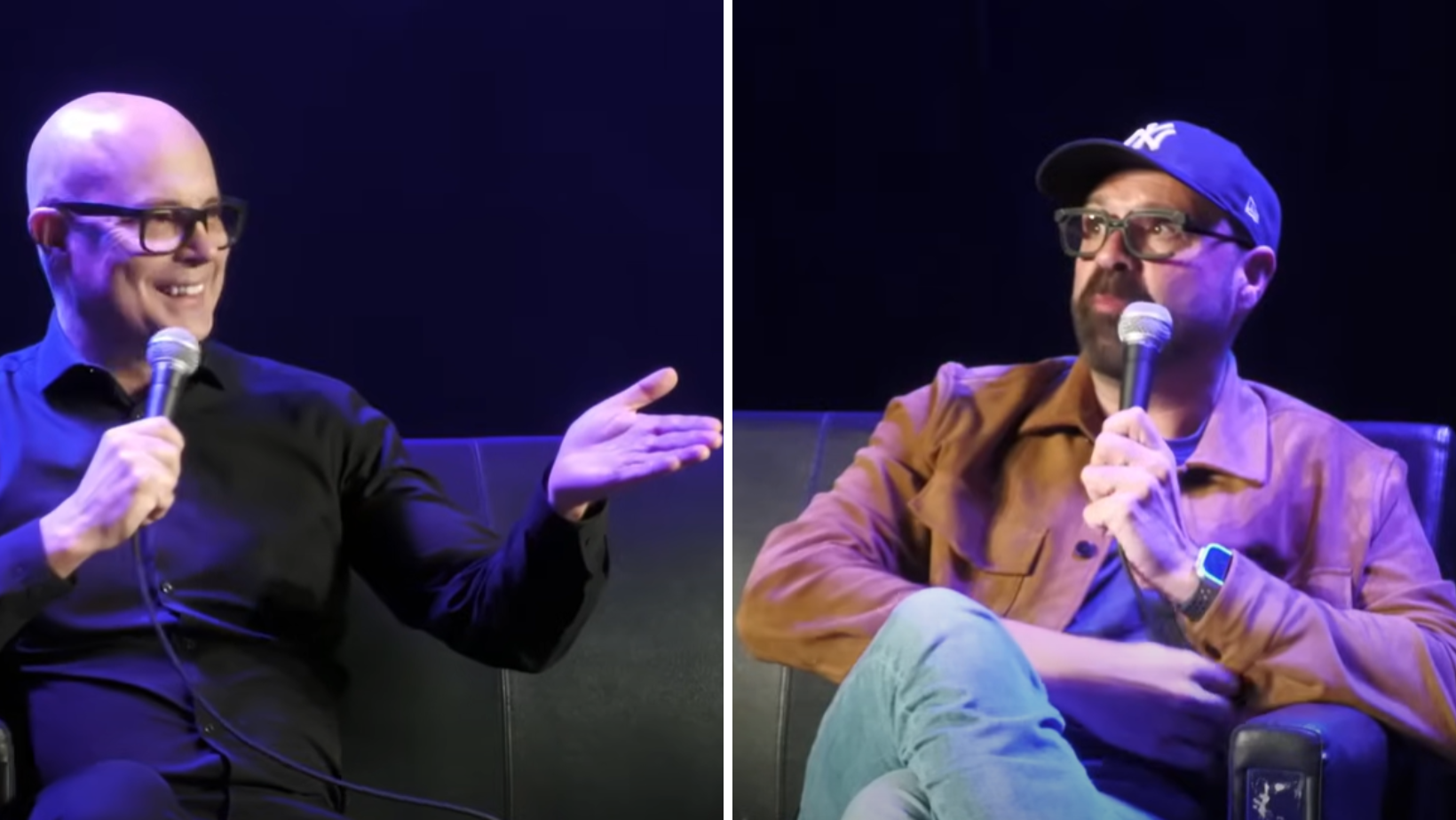 Marc Boilard sort son podcast en public
