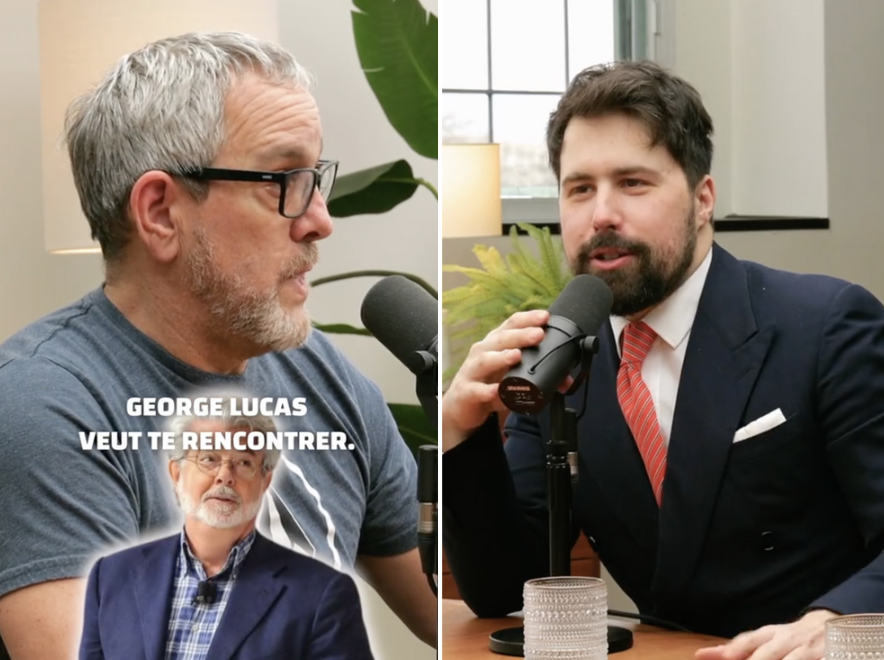 Michel Courtemanche raconte sa première rencontre avec George Lucas