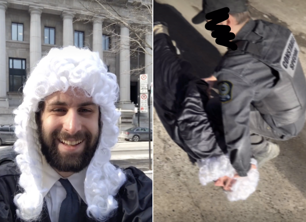 Cet humoriste se présente déguisé au palais de justice