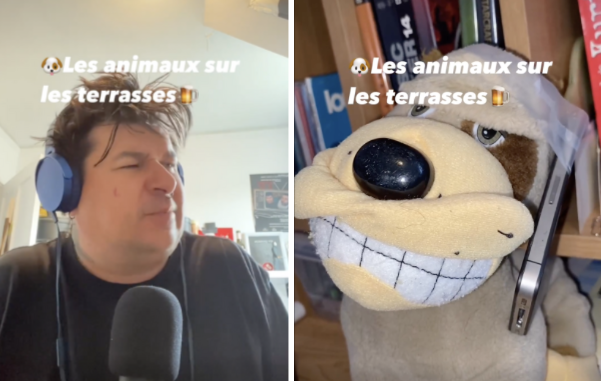 Mat Lévesque prend position face aux animaux sur les terrasses