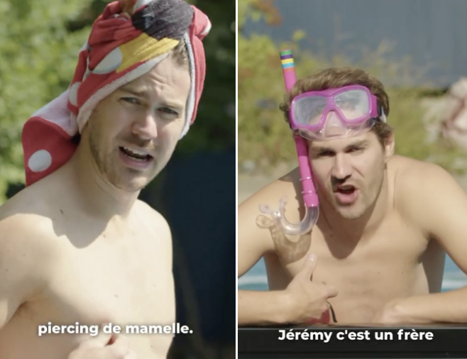 Julien Lacroix parodie les « amis de piscines »