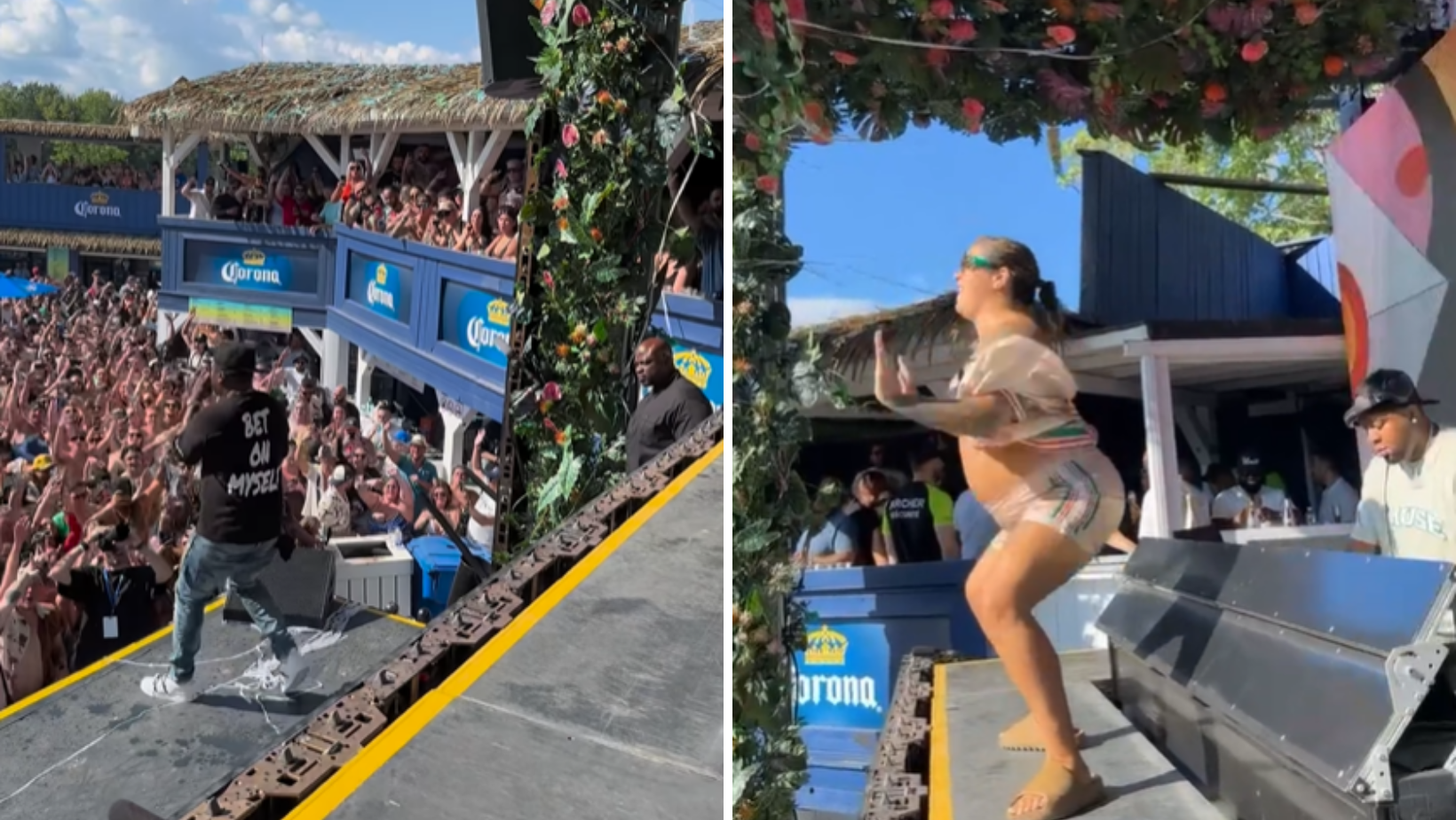 50 Cent et Mariana Mazza mettent le feu au Beachclub