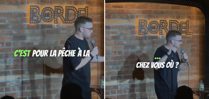 Moment de « crowdwork » incroyable pour Alexandre Bisaillon