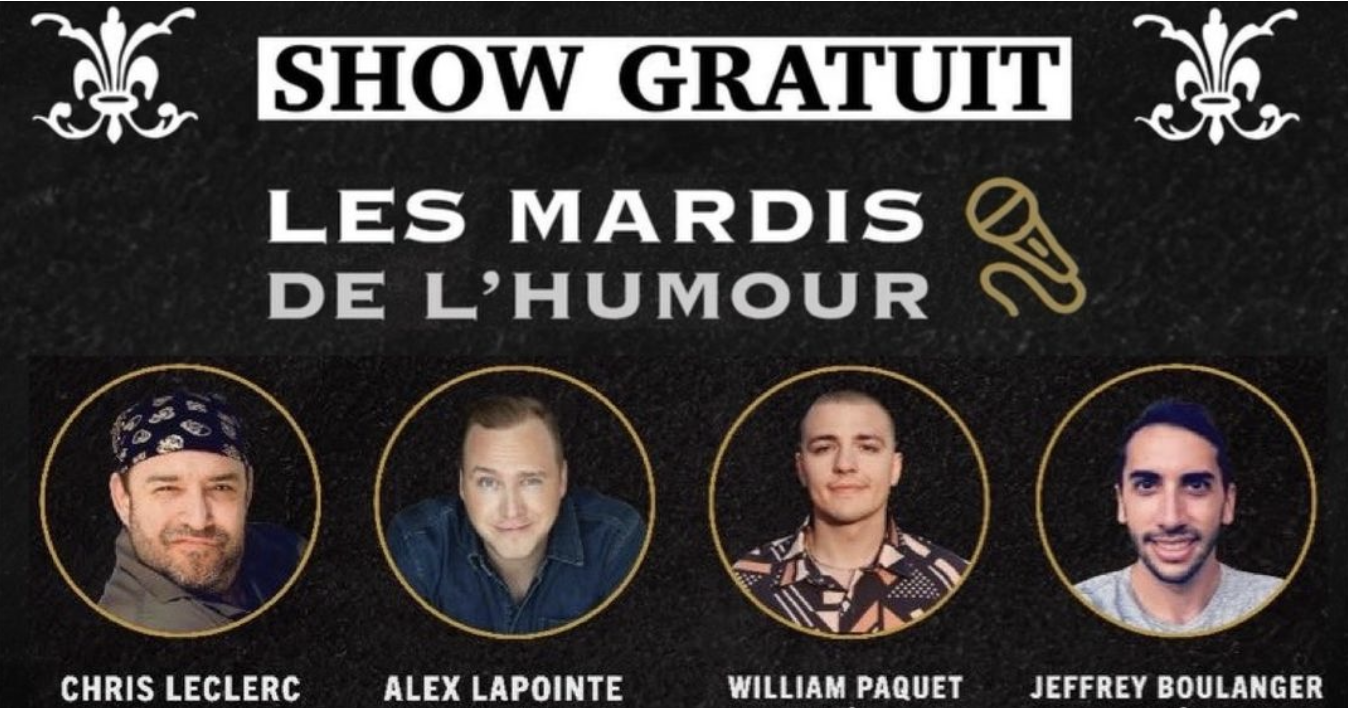 Soirée d’humour en Beauce ce soir!
