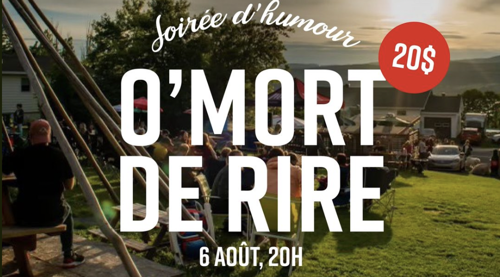 Une soirée d’humour en août Chez Mag, sur l’Île d’Orléans!