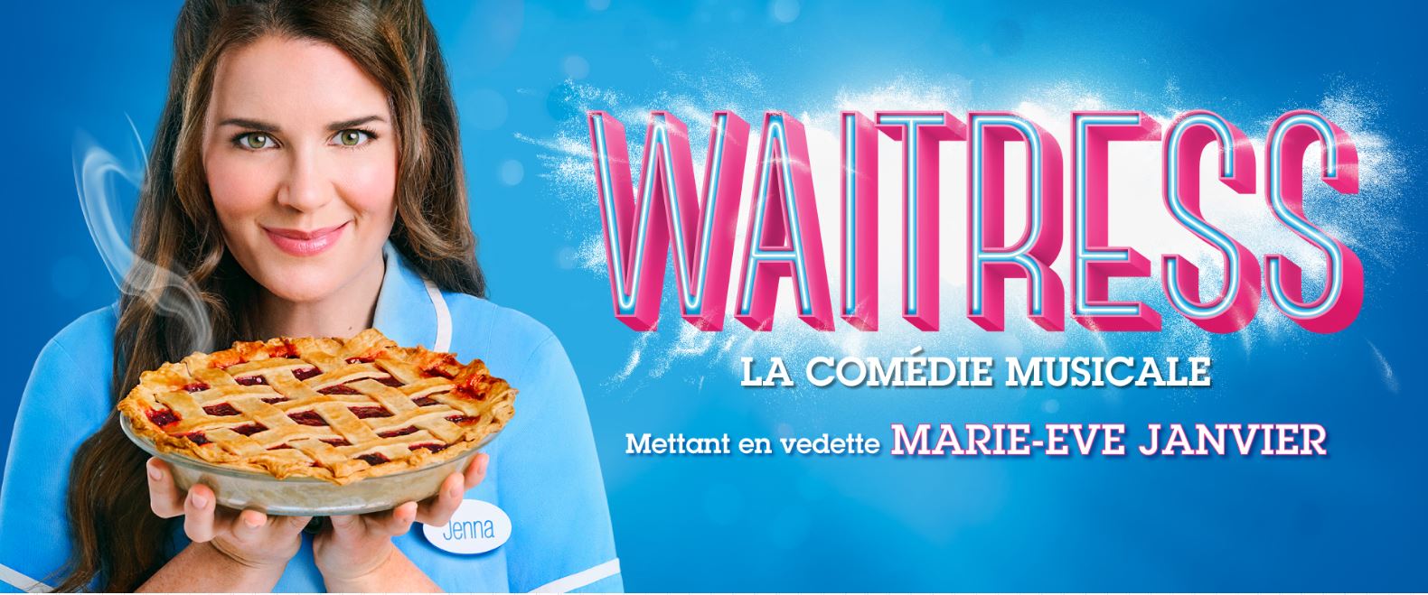 Grande annonce pour la comédie musicale Waitress de ComediHa!