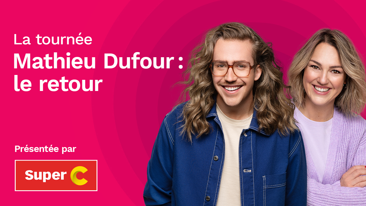 Mathieu Dufour de passage à Québec avec sa tournée de radio!