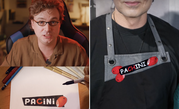 Arnaud Soly s’en prend maintenant au logo de Pacini!