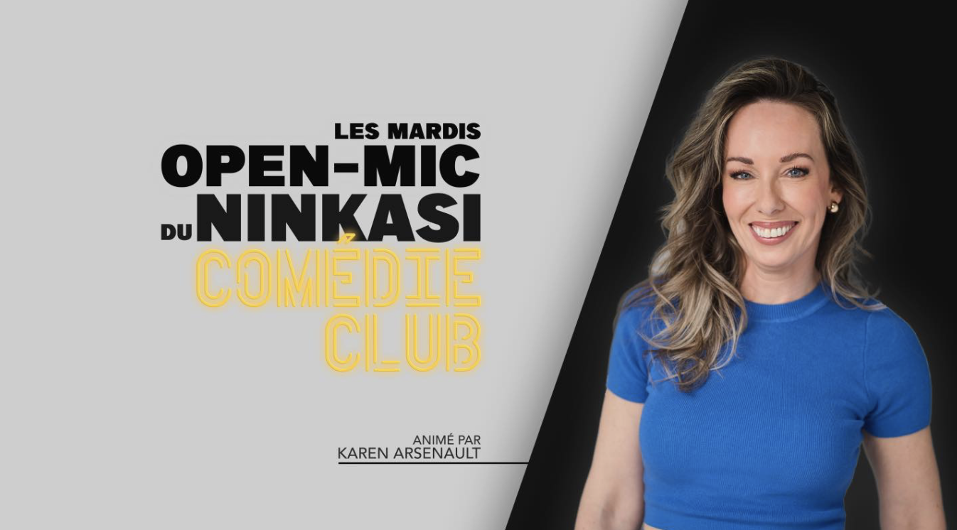 Karen Arseneault reprend les rennes de l’open mic du Ninkasi Comédie Club!